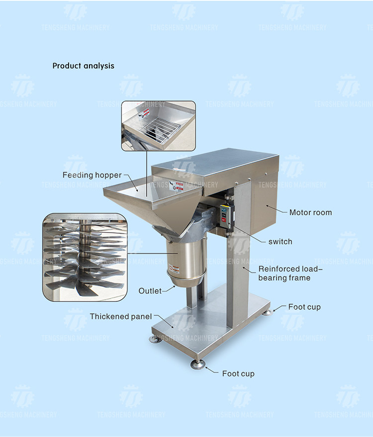 Pulverization Particles Mashed Potato Maker Machine Industrial 304 SS Onion Mash