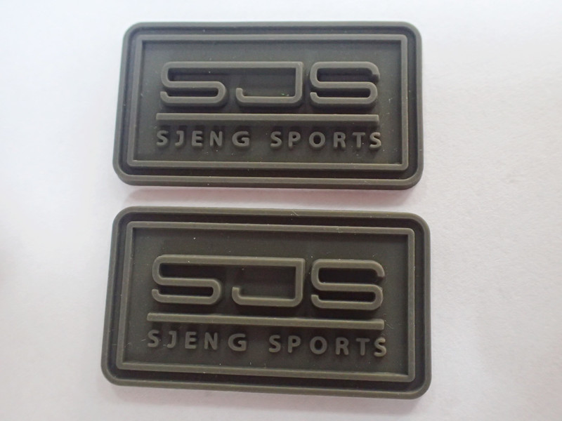 Garment Accessories Embossed Clothing Custom Rubber Logo Label PVC Patch