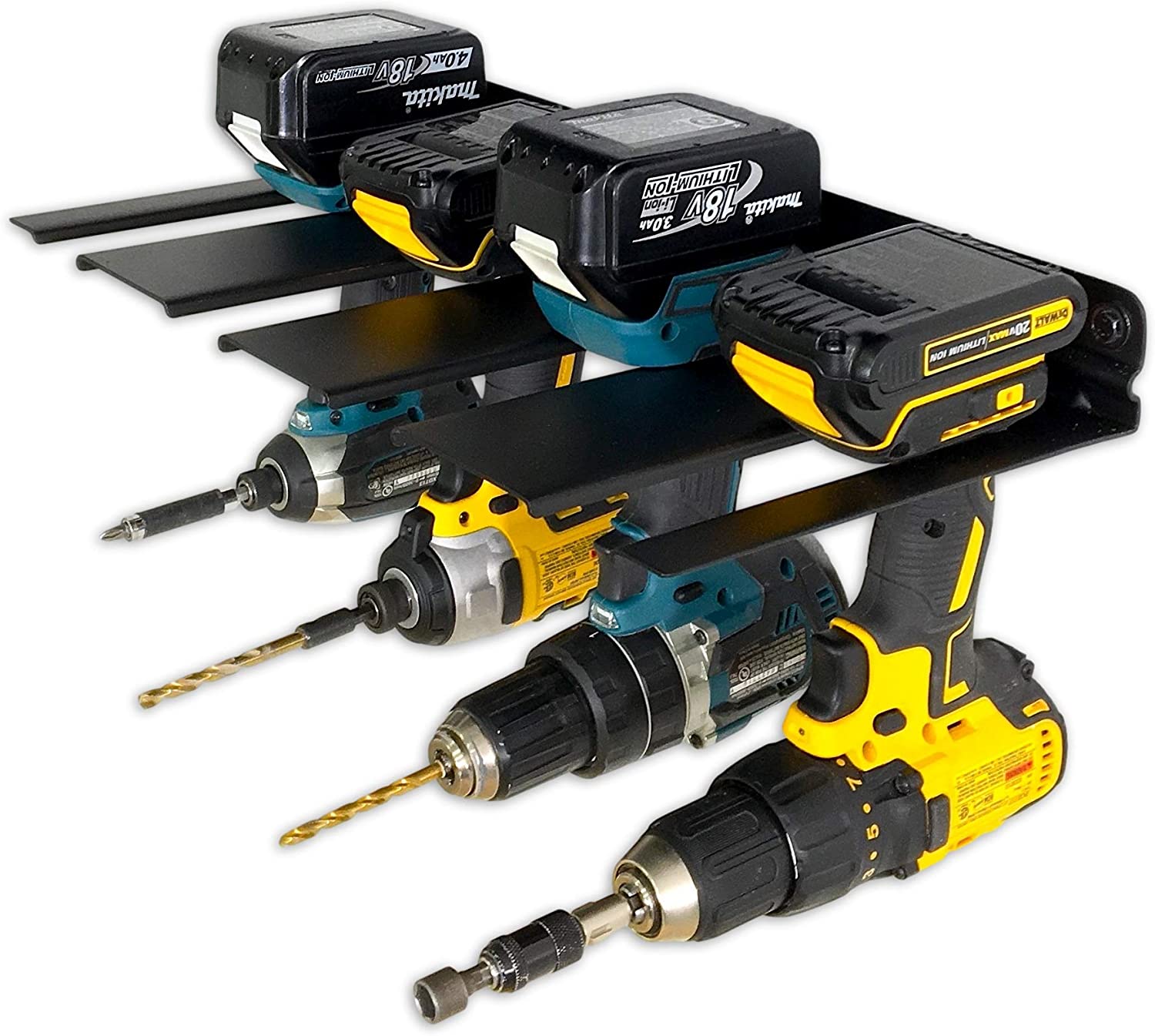 Functional Power Tool Organizer Storage Holders Racks with Customized Instruction