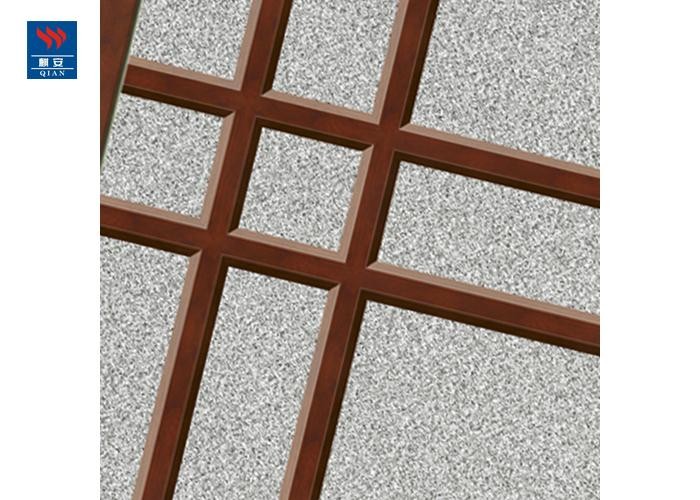Commercial Building Fireproof Kitchen 60min Sliding Wooden Glass Doors
