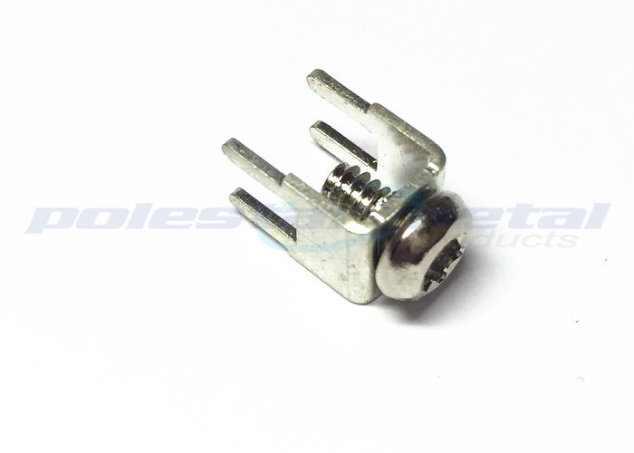 Horizontal / Vertical M3 M4 Screw PCB Wire Terminals Connectors 45° Configurations