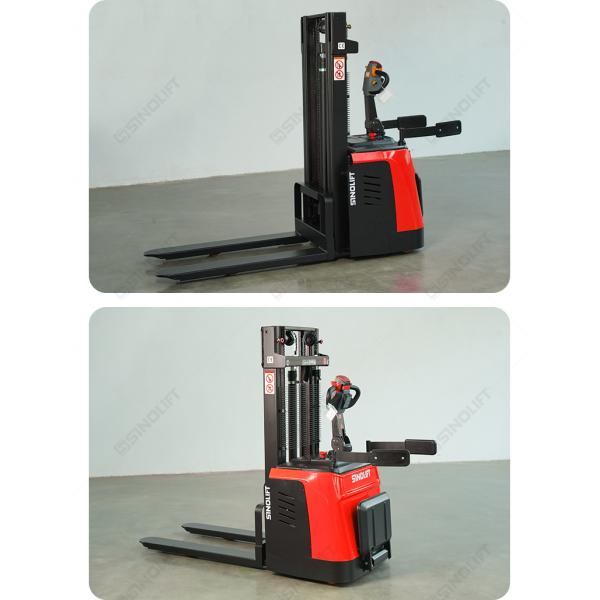 CDD15P-Li Stand-On Pallet Stacker With Standard Mast