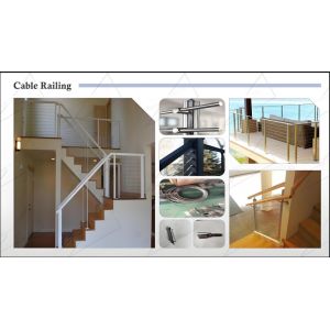 Adjustable Wall Mounted Stair Railing Anti Slip Indoor Outdoor