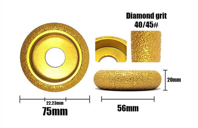 20mm HG-64 Polishing Diamond Grinding Wheel For Hand Grinder