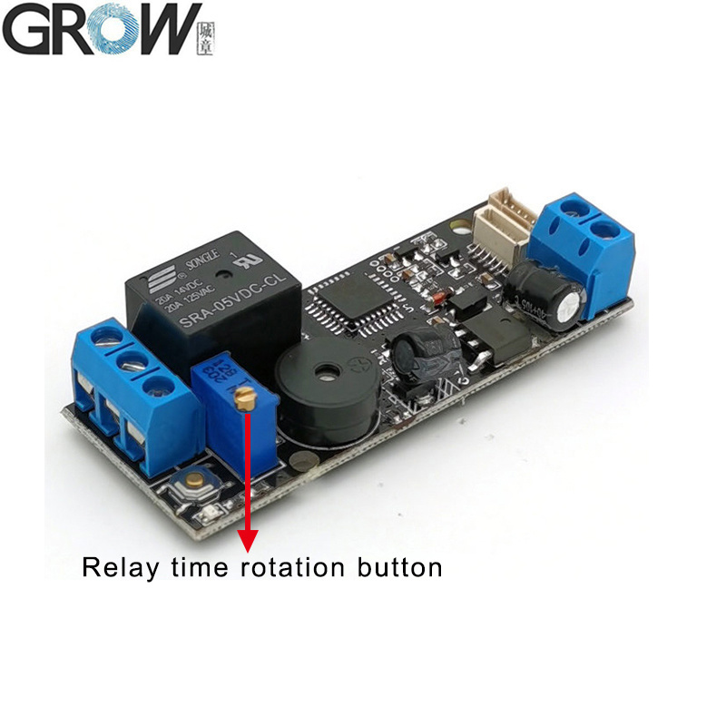 Grow K202+R502-Aw DC12V Fingerprint Access Control Board