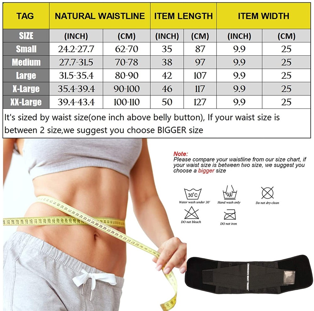 Detachable Latex Compression Waist Trainer with adjustable Velcro closure