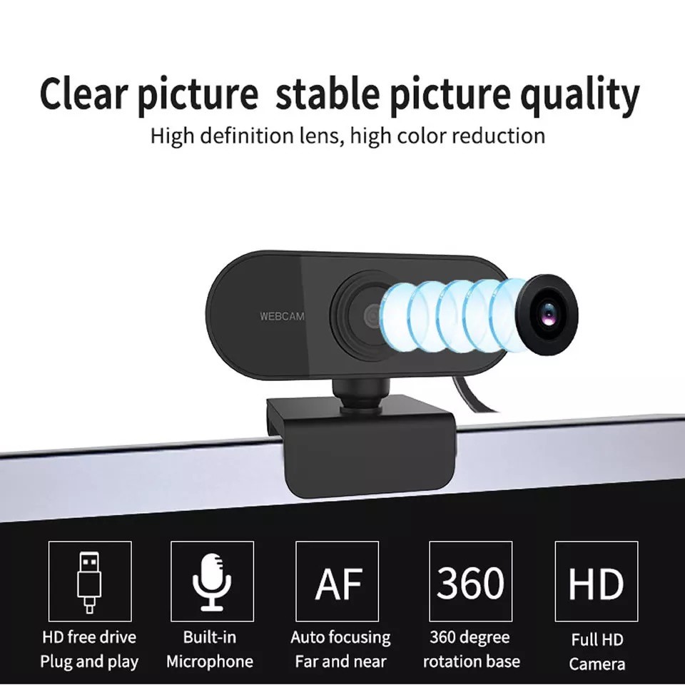 USB Free Drive Plug 2 Megapixel Web Camera 5V 30FPS Fixed Focus Full Hd 1080p