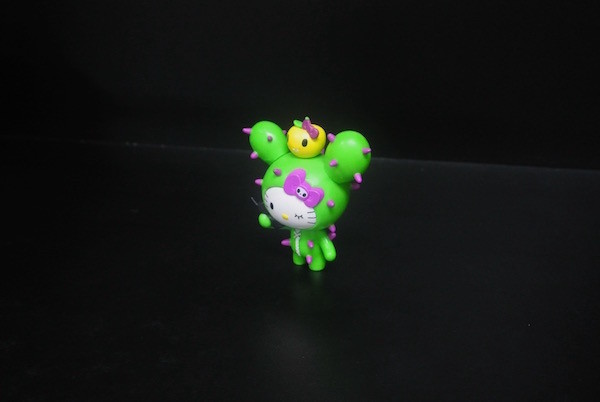 Cute Custom Plastic Toys , Hello Kitty Cake Topper Figurine White / Green / Red Color