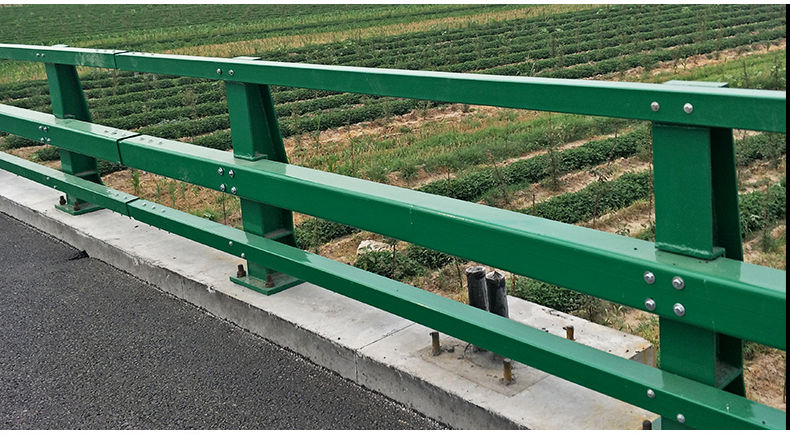 Hot Dipped Galvanized Stainless Steel Q235 Q345 Bridge Guardrails