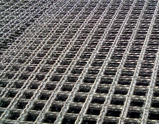 aluminum crimped wire mesh