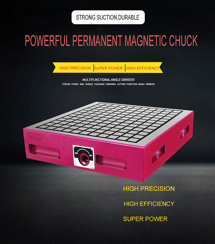 Custom Super Permanent Magnetic Chuck Table For CNC Milling Machine