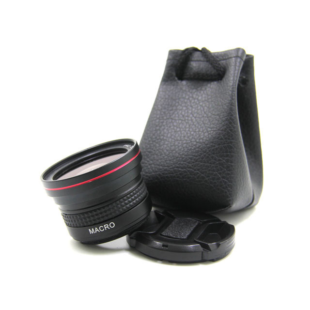 0.42X Macro Cell Phone Fisheye Lens 2 In 1 Photo Lens With Rohs Certification