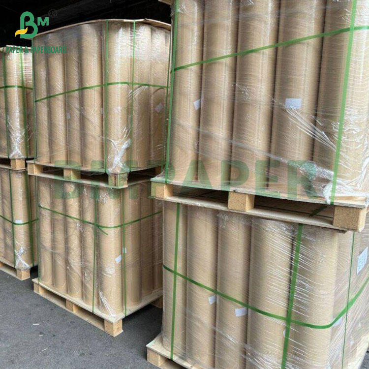 50gsm 60gsm 70gsm 80gsm High Burst Strength MG Brown Ribbed Kraft Paper
