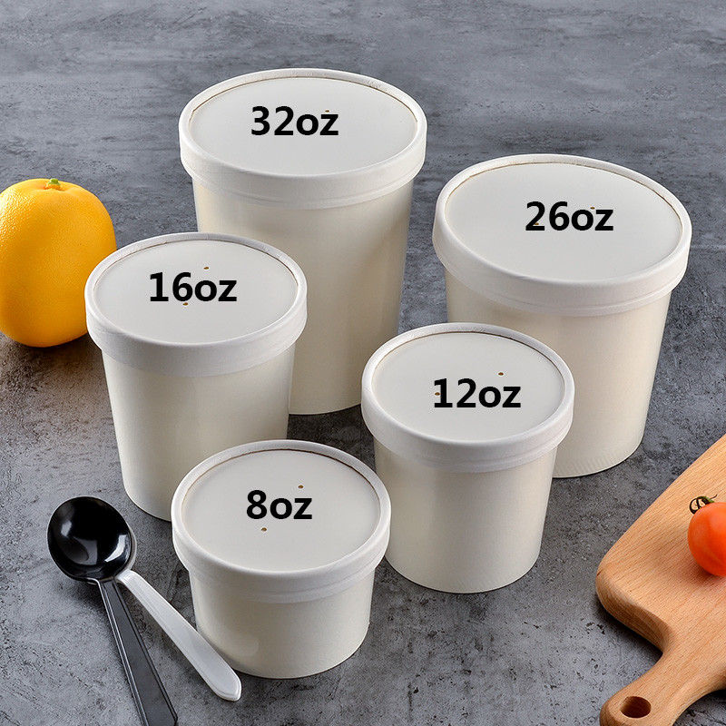 White Offset Printing BPA Free Insulated Disposable Paper Cups