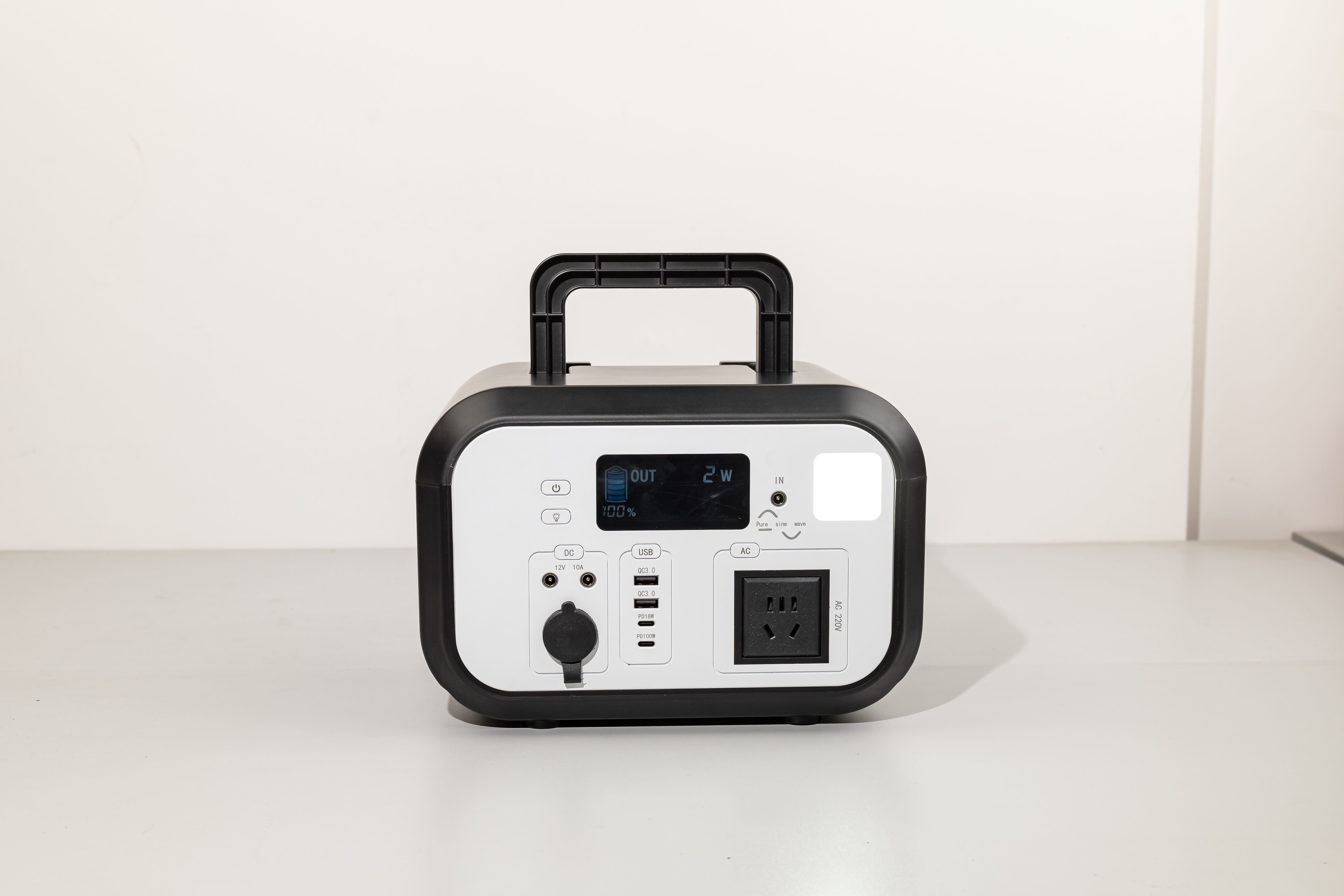 High Energy Density Green Flame Retardant DC 12v Portable Power Pack With Bluetooth For Drone