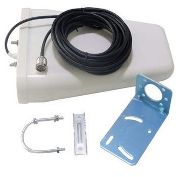 Gain Cylinder Antenna Base Station Signal Amplifier 50km Wireless Outdoor Communication