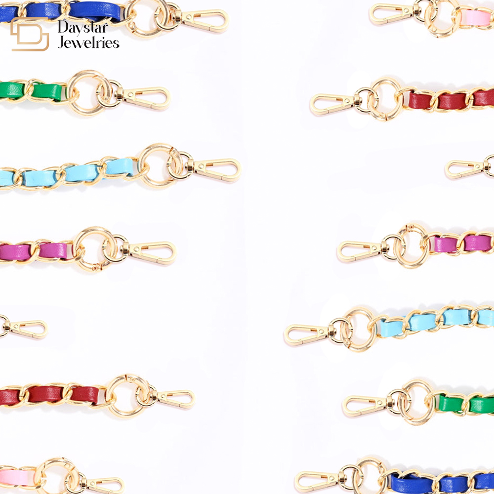 Diy Handbag Bag Purse Chain Strap , Metal Crossbody Chain With Buckle