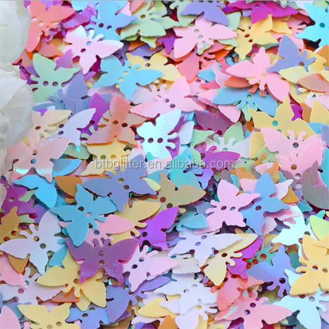 Face and Body Chunky Glitter Mixed Color Small Butterfly Sequin for Nail Beauty Products