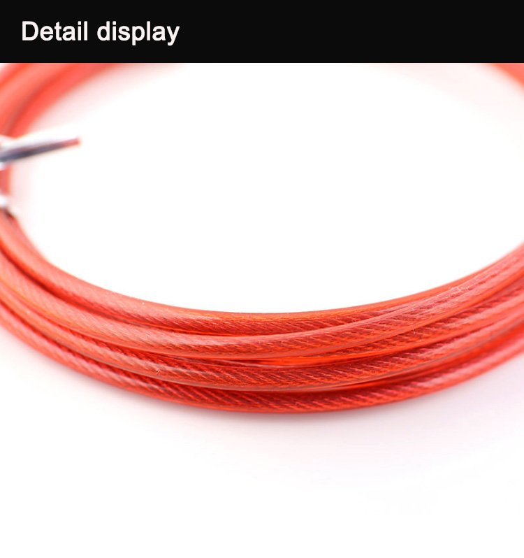Ball Bearing Crossfit Jump Rope For Beginners Adjustable Steel Coated