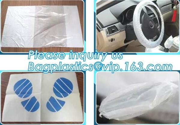 Disposable plastic car seat cover universal, Industrial Disposable Wipes