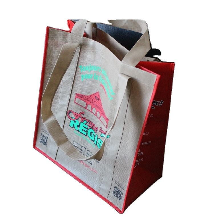 High quality plastic shopping bag reusable laminated bag pp woven