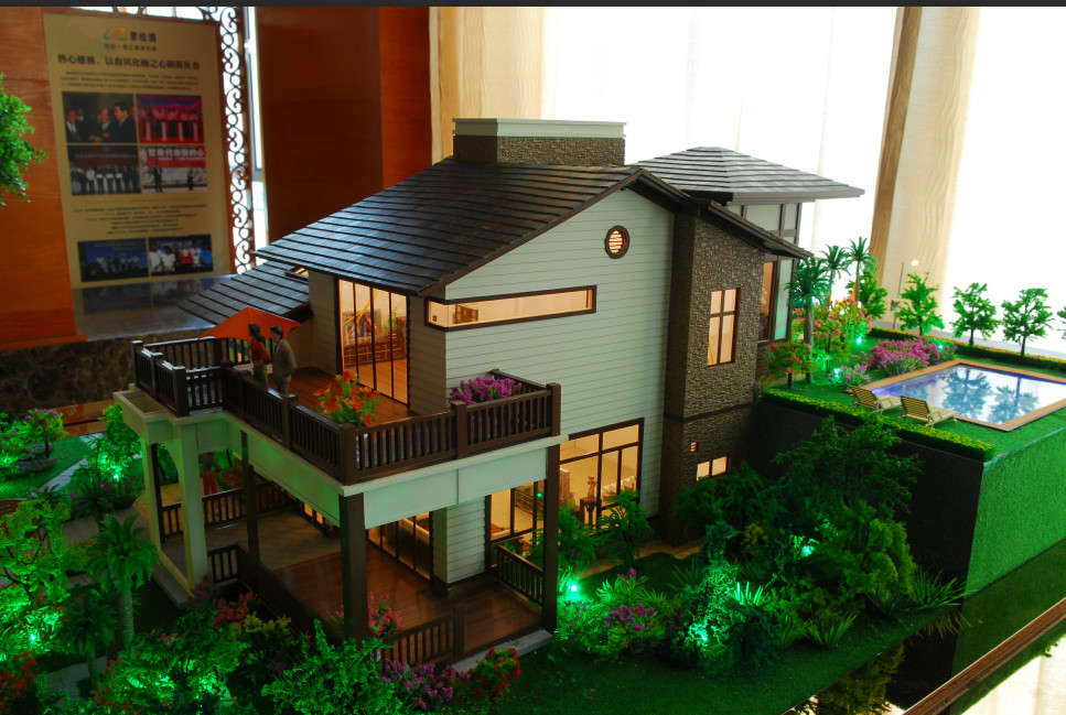 CAD Drawing Exterior Building 3D Model , Commercial Modern Architecture Model
