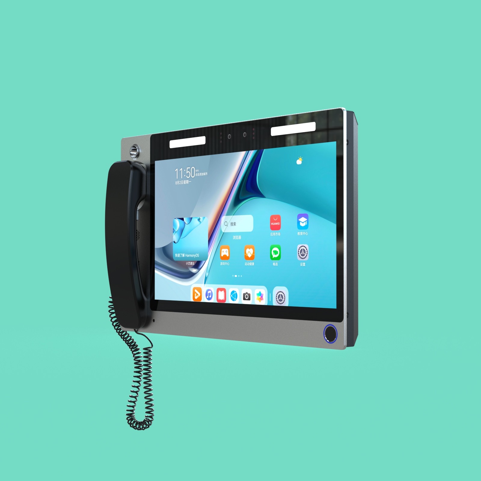JP1311 Visual Intercom Door Access Control System 13.3-inch with Microphone with a resolution of 1920×1080 two-way intercom