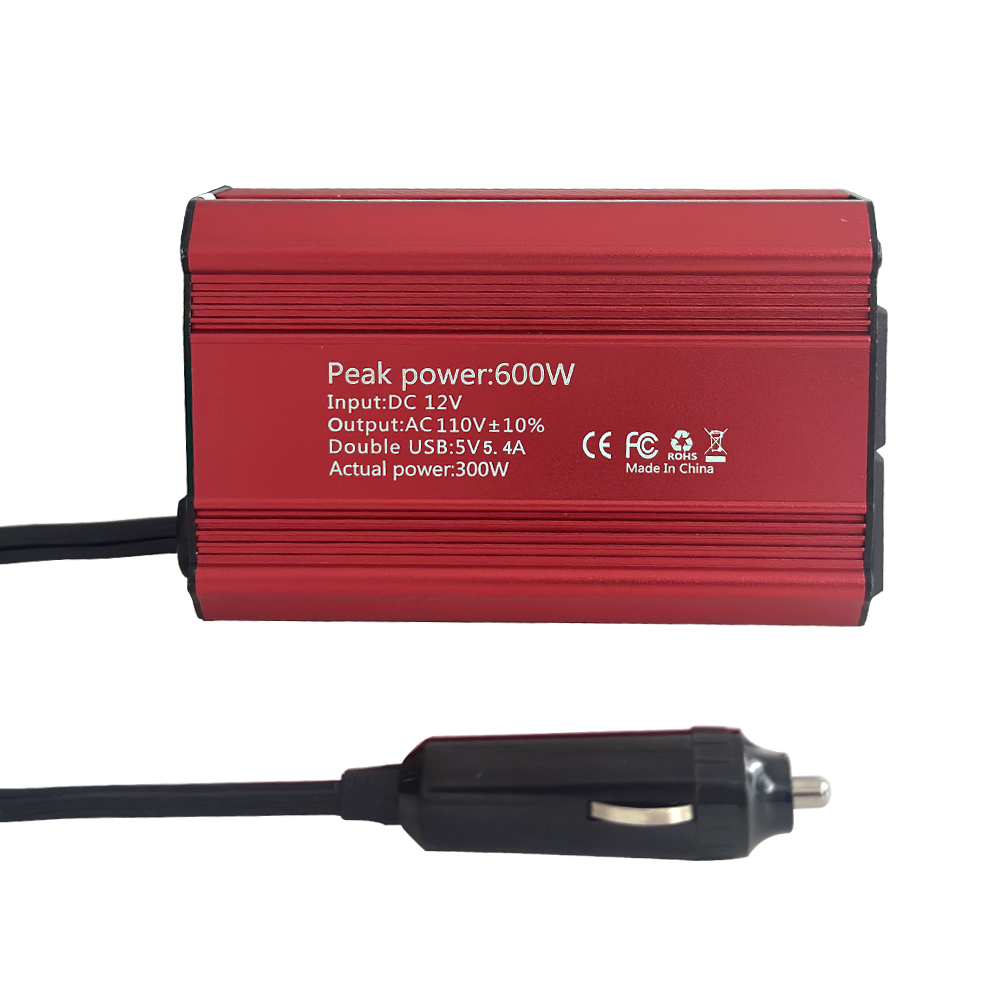 Off Grid 12V/220V 300W Modified Sine Wave Car Inverter with Charger Customized Support Power