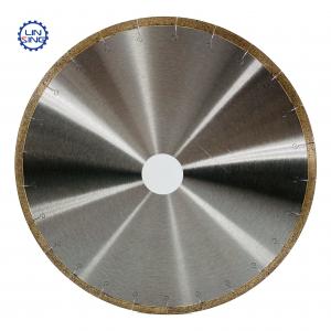 Buy cheap 350mm Laser Welding Diamond Saw Blade for Marble Ceramic Ti-Coated Edge Height 0.315in product