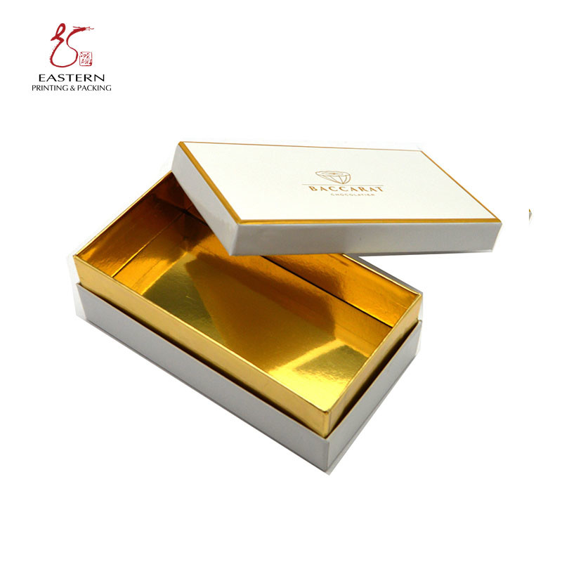 High End Cardboard Cosmetic Packaging , Skincare Packaging Boxes With Gold Foil Edge