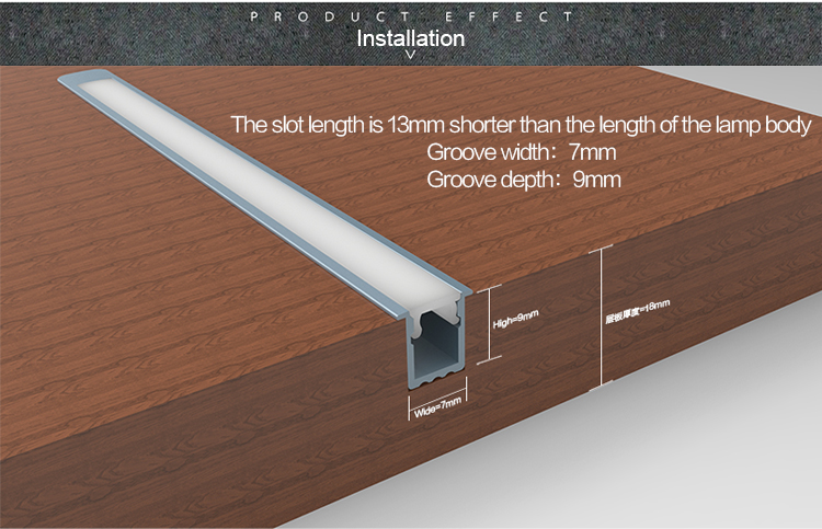 A220D Recessed Mount Ra 90 Wardrobe Cabinet Bookshelf Furnitures Led Light 1000mm Cable Length