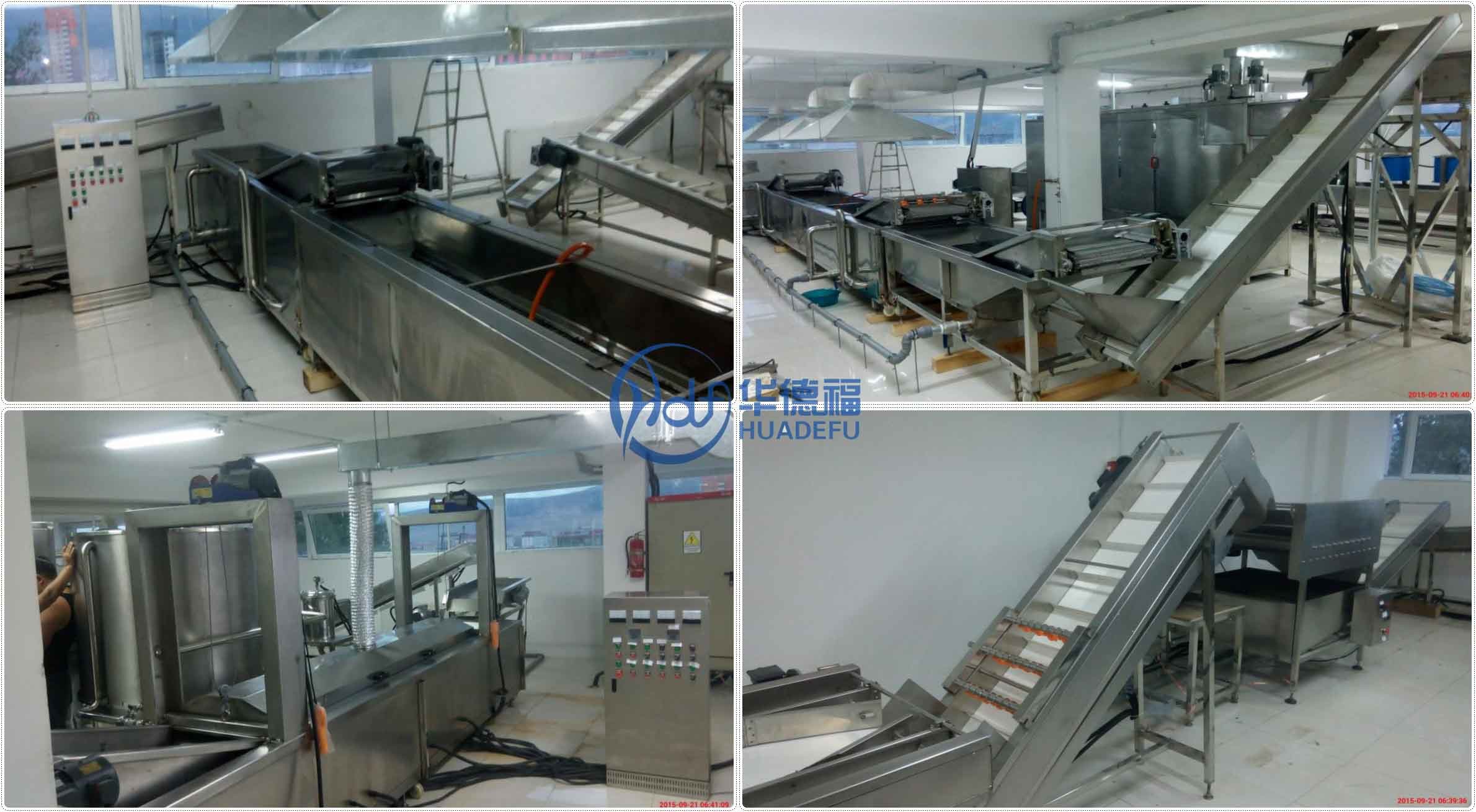 Small Scale Potato Chips Machine French Fries Processing Machine Machine For Making Chips