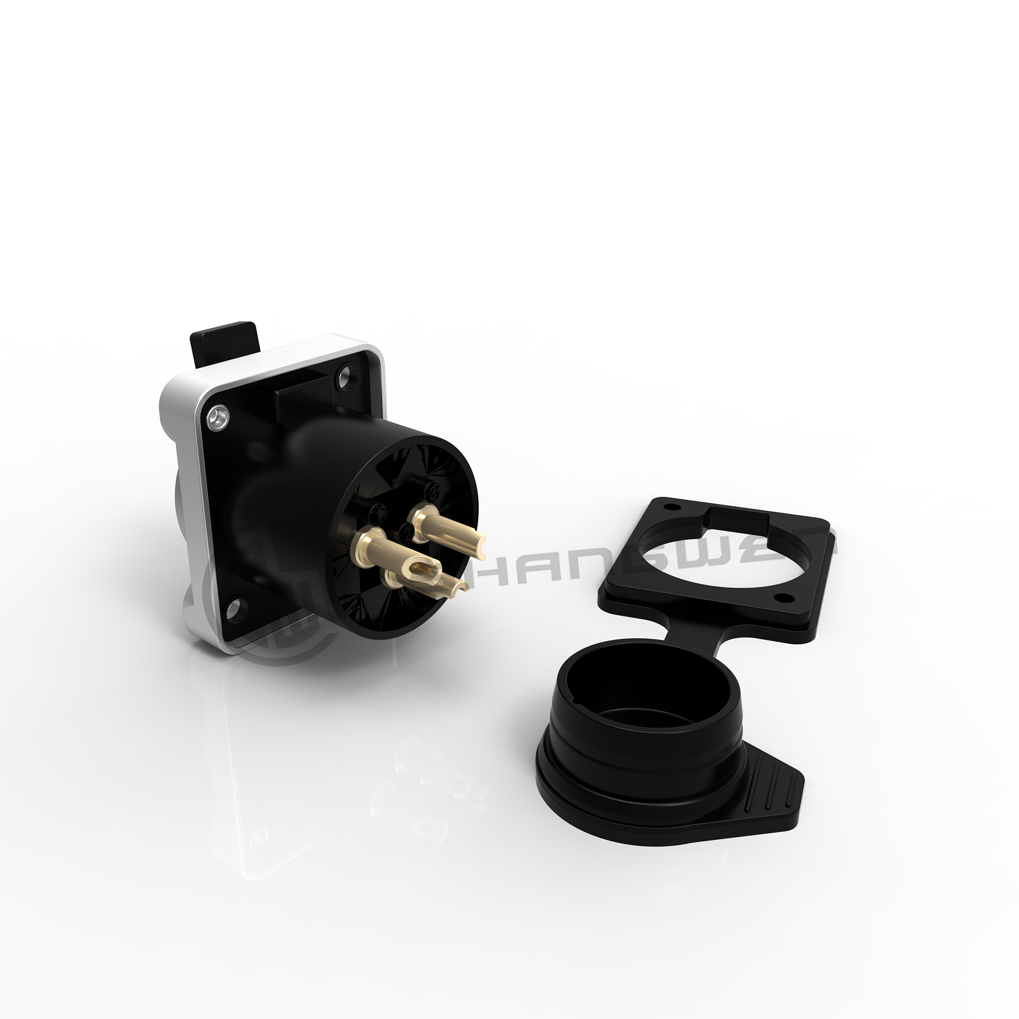 Mini XLR 5 Pin Connector Outdoor Male And Female Plug Connector Waterproof