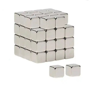 Square Neodymium Magnet Block Zn Coating NdFeB Magnet Size Customized