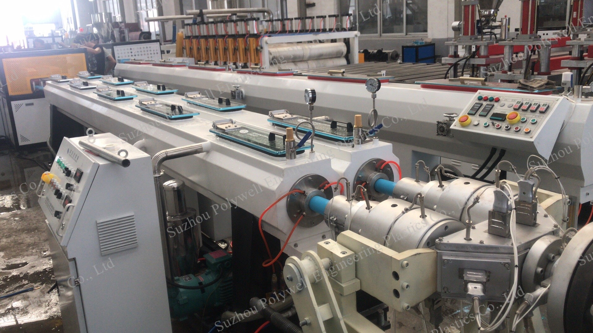 Plastic PVC/CPVC/UPVC Water& Electric Conduit Pipe/Tube Extrusion/Extruding Making Production Line Machine