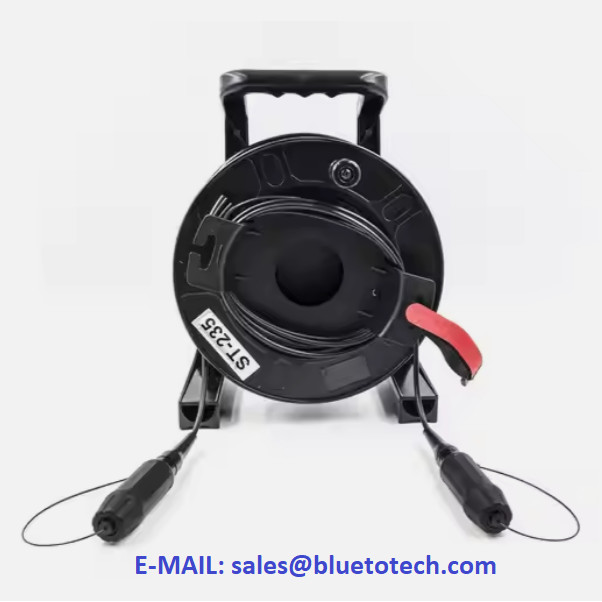 XBEAM Expand Beam 4core Armored Optical Fiber Patch Cable To LC 4Fiber Multi Mode Expanded Beam Connector