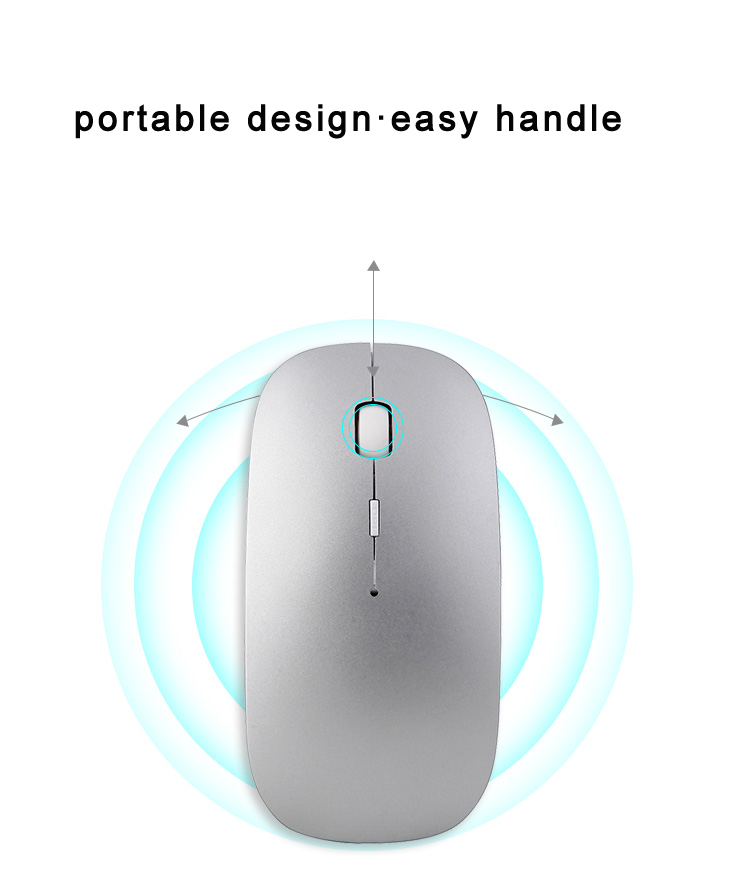 Factory sell wireless bluetooth mouse rechargeable mini usb 3d optical computer wireless mouse withbroardcom chipset