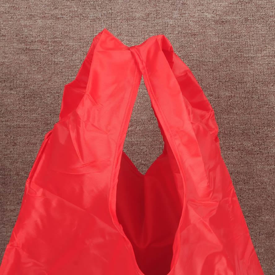 Reusable supermarket Grocery carrying bag 190T polyester customized size and logo imprinted Eco-friendly promotional