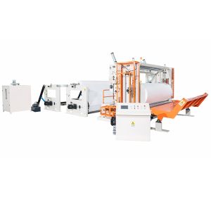 Buy cheap Full Automatic Jumbo Paper Roll Slitter 300m/min 380V product