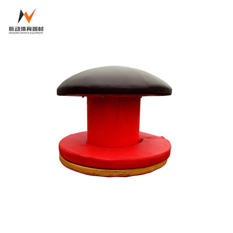Outdoor Gymnastics Trainer Mushroom Pommel Horse Equipment in Black for Customization