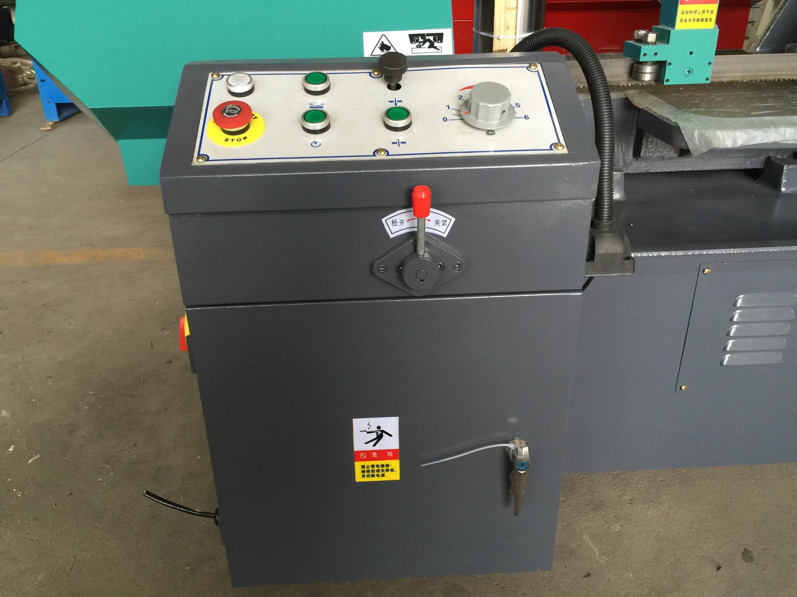 New double column horizontal band saw machine metal cutting GH4240 from china supplier