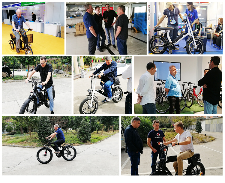 High Power 26 Inch 48V 1000W Fat Tyre Electric Bike With 14Ah - 17Ah Lithium Battery
