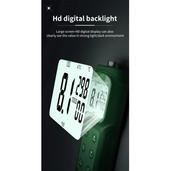 Digital Portable Dissolved Oxygen Meter for Aquaculture Water Analysis