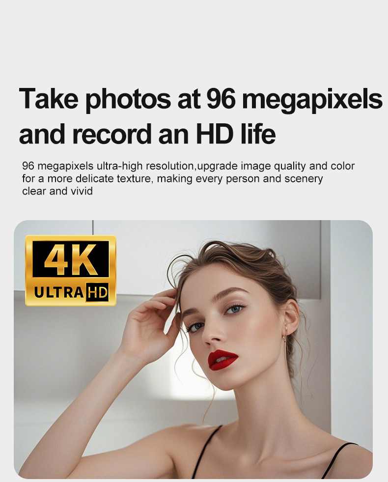 Autofocus Digital Camera 44MP FHD 4K 16X Digital Zoom Compact Point Shoot Camera with 64GB SD Card Expandable to 128GB