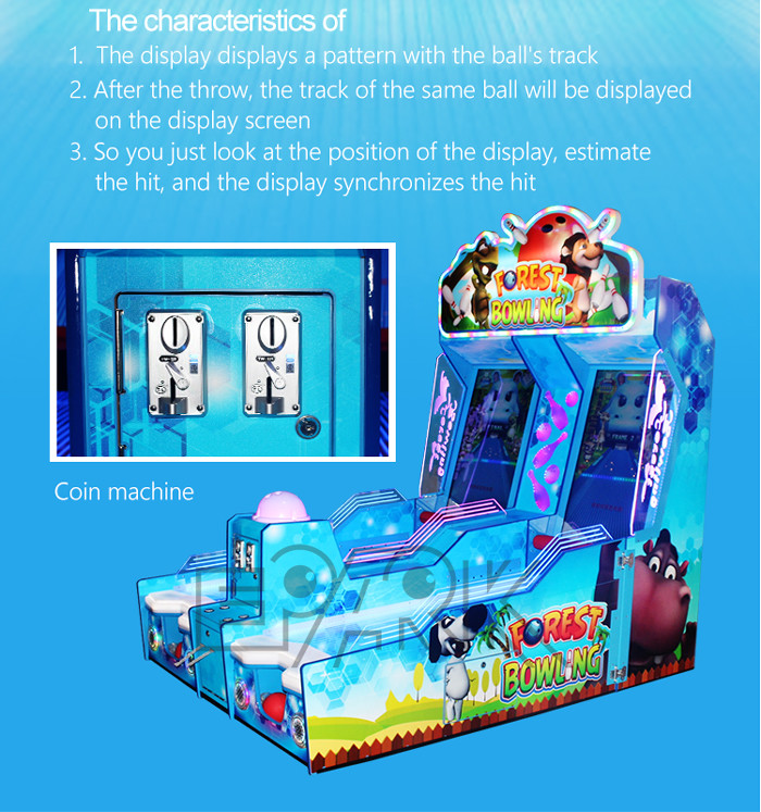 Coin Operated Double Fight Adventure Bowling Redemption Games Wholesale Price Video Game Machine