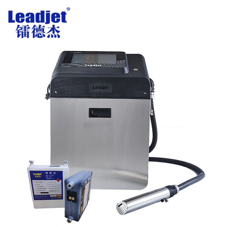 V680 Leadjet Inkjet Coding Printer , ODM Batch Number Coding Machine For Food Package