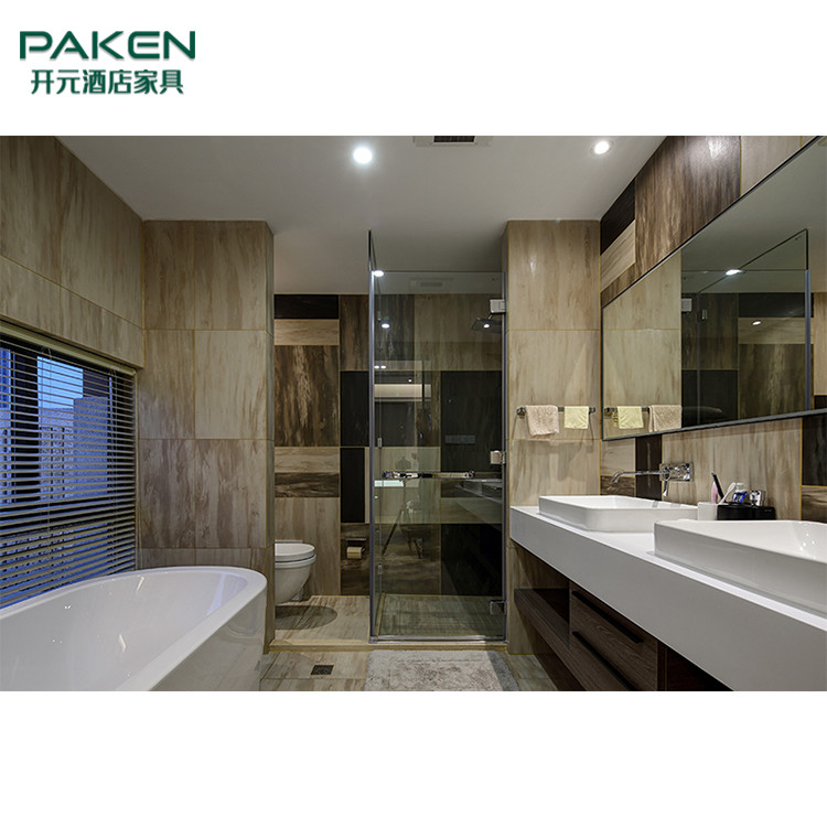 Customize Material Luxury Modern Villa Bathroom Furniture Set