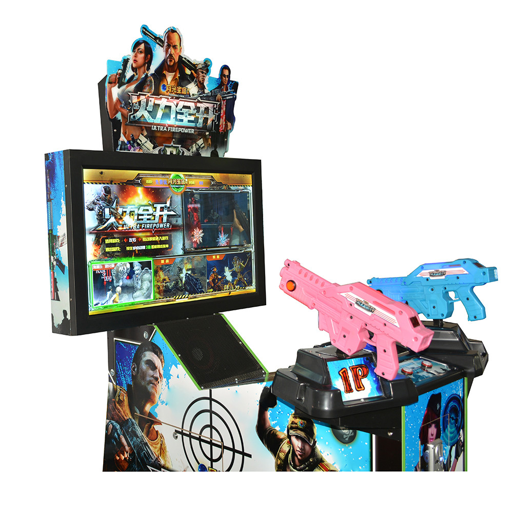 Original Arcade Shooting Game Machine 42 Inches Simulator Two Players