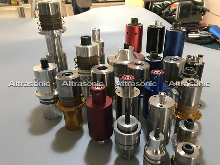 35Khz 500W Ultrasonic Transducer Replacement Telsonic Converter for Label Cutting Machine