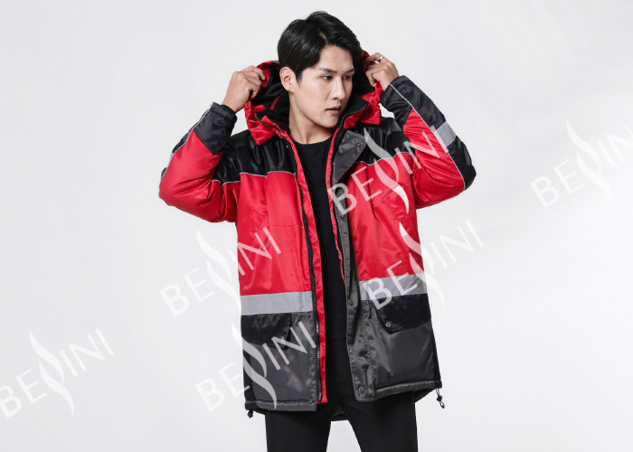 Polyester Cotton Winter Workwear Clothing Interweave Padded Jacket